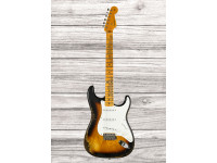 Fender Custom Shop 1955 Stratocaster Heavy Relic 1-Piece Quartersawn Maple Neck Aged 2-Color Sunburst Fender Custom Shop 1955 Stratocaster Heavy Relic 1-Piece Quartersawn Maple Neck Aged 2-Color Sunburst